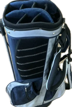 Used STAND BAG Mens Stand Bag Navy Blue