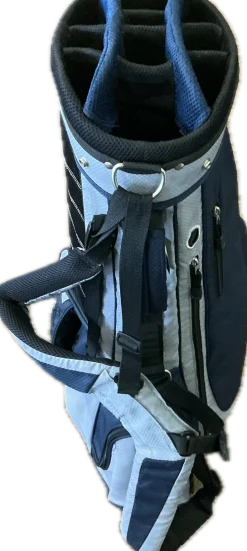 Used STAND BAG Mens Stand Bag Navy Blue