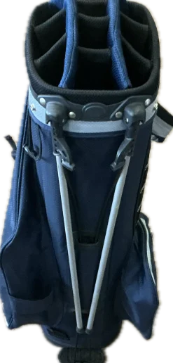 Used STAND BAG Mens Stand Bag Navy Blue