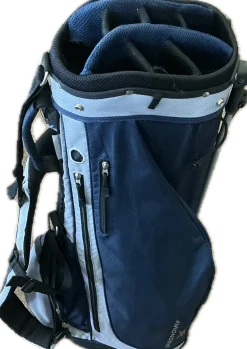 Used STAND BAG Mens Stand Bag Navy Blue