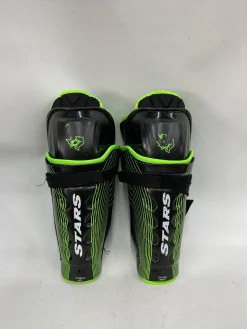 Used STARS SHIN GAURD Junior Shin Guards Black 12"