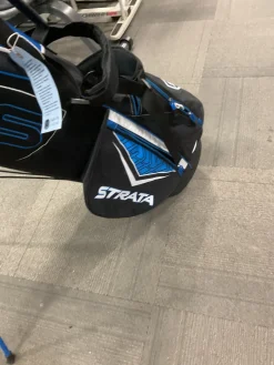 Used Strata 7 WAY STAND BAG Mens Stand Bag Black