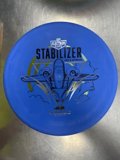 Used Streamline ELECTRON SOFT STABILIZER Disc Golf Putter Royal Blue