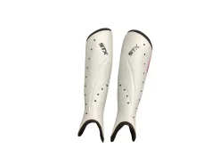 Used STX FH Shin Guards White 12"