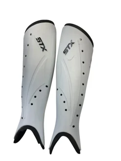 Used STX SHIN GUARDS FH Shin Guards White 13"