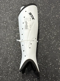 Used STX SHINS FH Shin Guards White 11"