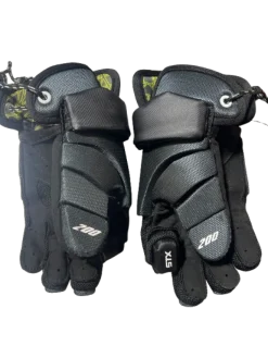 Used STX STALLION 200 MD Lacrosse Gloves Junior Black MD