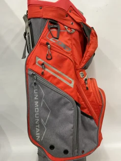 Used SUNMOUNTAIN C130 Mens Cart Bag Orange
