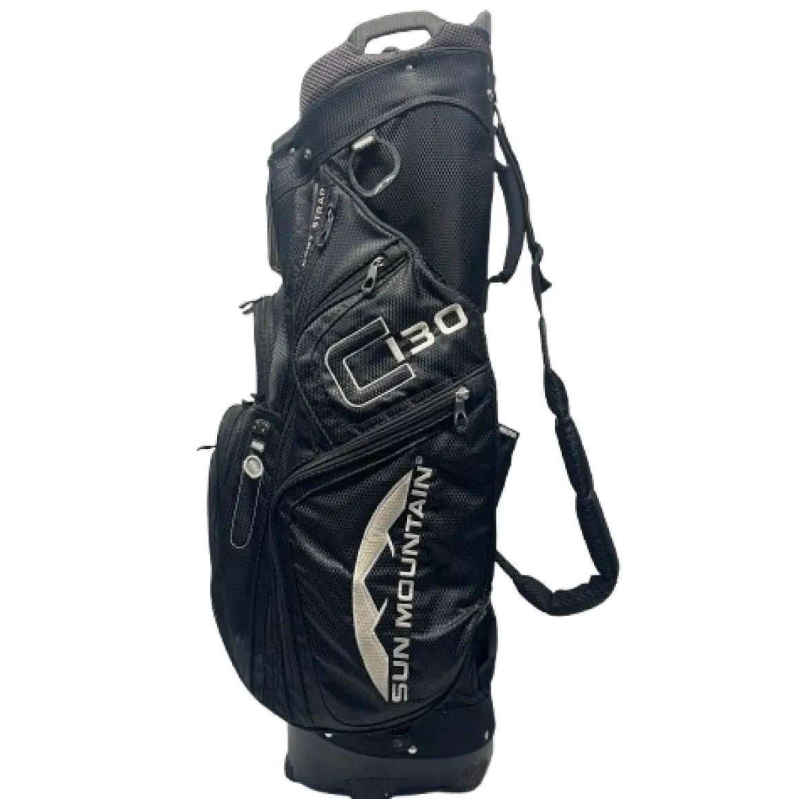 Used Sun Mtn C130 Mens Cart Bag Black