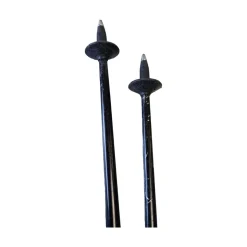 Used Swix TECH LITE JR Boys DH Ski Pole Black 90 cm / 36 in