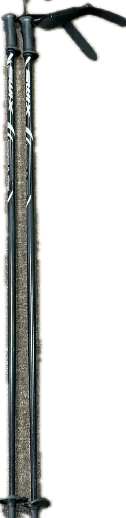 Used Swix TECHLITE Mens DH Ski Pole Black 125 cm / 50 in