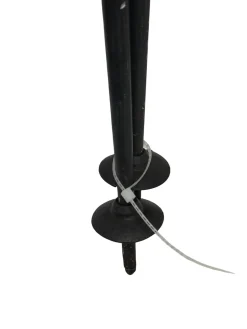 Used Swix TECHLITE Ski Poles Black 125 cm / 50 in