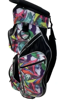 Used Taboo Fashions Lightweight 14-Way Golf Cart Bag - Broken Zipper