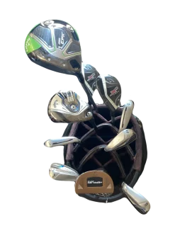 Used Taylormade CALLAWAY/TAYLORMADE/PING Womens Package Set LH Black 10 Piece
