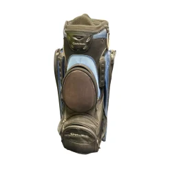 Used Taylormade CART BAG Mens Cart Bag Black And Carolina Blue