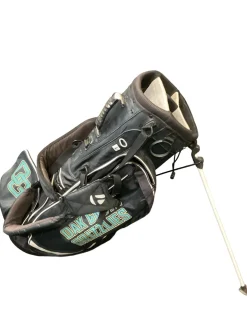 Used Taylormade OAK GROVE STAND BAG Teen Stand Bag Black
