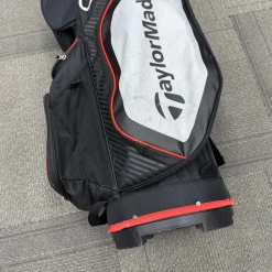 Used Taylormade PRO Men's Cart Bag White/Black/Red