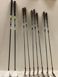 Used Taylormade RBZ 8PC RH Mens Package Set RH Green 9 Piece