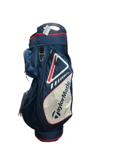 Used Taylormade 14 WAY CART BAG Mens Cart Bag Navy Blue