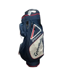 Used Taylormade 14 WAY CART BAG Mens Cart Bag Navy Blue
