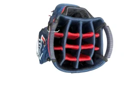 Used Taylormade 14 WAY CART BAG Mens Cart Bag Navy Blue