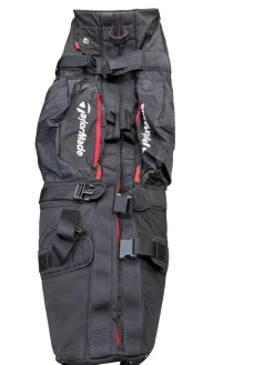 Used Taylormade Wheeled Golf Travel Bag Black