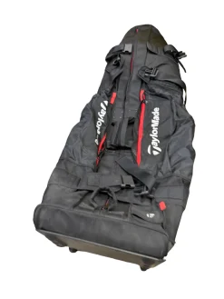 Used Taylormade Wheeled Golf Travel Bag Black