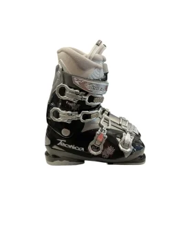 Used Tecnica ESPRIT 8 SZ 26.0 Womens DH Ski Boot Black 260 MP - M08 - W09