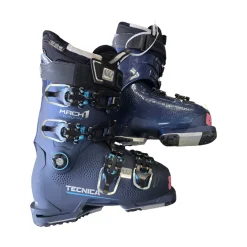 Used Tecnica MACH 1 MV105 BOOTS 22.5MP Womens DH Ski Boot Navy Blue 225 MP - J04.5 - W5.5