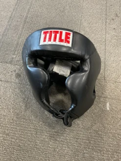 Used Title Boxing Headgear Black