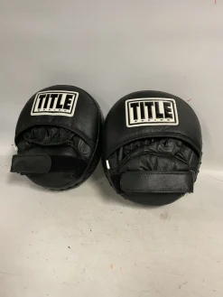 Used Title Boxing Pads Black