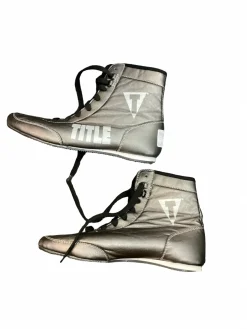 Used Title Boxing Shoes Grey Senior 10.5