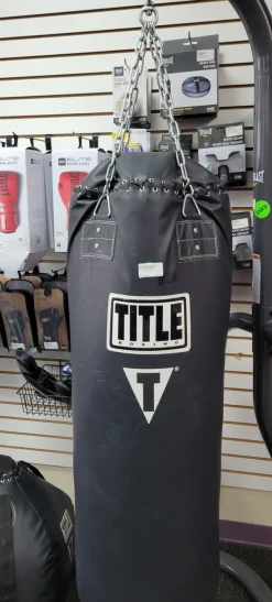 Used Title HEAVY BAG Boxing Heavy Bag Black 100 lb