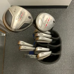 Used Titleist DCI/DEAD CENTER/904F/983E Mens Package Set RH Royal Blue 11 Piece