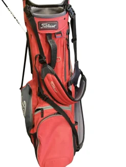 Used Titleist HYBRID 5 RED STAND BAG Mens Stand Bag Red