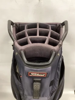 Used Titleist 14 SLOT CART BAG Mens Cart Bag Navy Blue