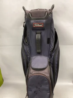 Used Titleist 14 SLOT CART BAG Mens Cart Bag Navy Blue