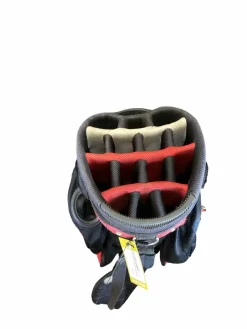 Used Titleist 14 WAY STAND BAG BLACK/RED Mens Stand Bag Red