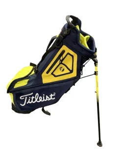 Used Titleist 4 WAY STAND BAG Mens Stand Bag Navy Blue