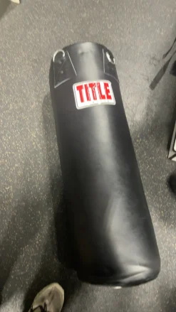 Used Title 80LB BAG Boxing Heavy Bag Black 80 lb