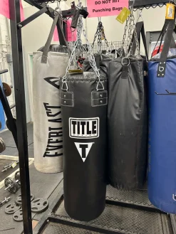 Used Title 100LB HEAVY BAG Boxing Heavy Bag Black 100 lb