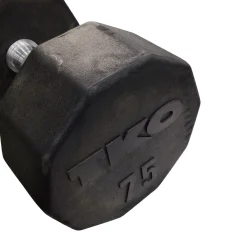 Used TKO Hex Dumbbell (Each) 75 lb