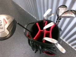 Used Tommy Armour EVO Mens Package Set RH Red 9 Piece
