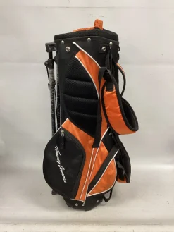 Used Tommy Armour TEEN STAND BAG Jr Stand Bag Black And Orange