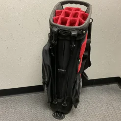Used Top Flite GAMER Mens Stand Bag Black And Red
