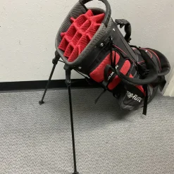 Used Top Flite GAMER Mens Stand Bag Black And Red