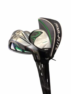 Used Top Flite GAMER SET NO DRIVER Teen Package Set RH Grey 6 Piece
