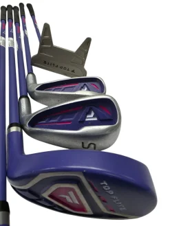 Used Top Flite Jr Girls Package Set RH Pink/Purple 6 Piece