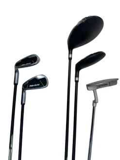 Used Top Flite JR LH GOLF SET Jr Package Set LH Grey And Lime 6 Piece