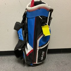 Used Top Flite Jr Stand Bag Black/Royal/Red